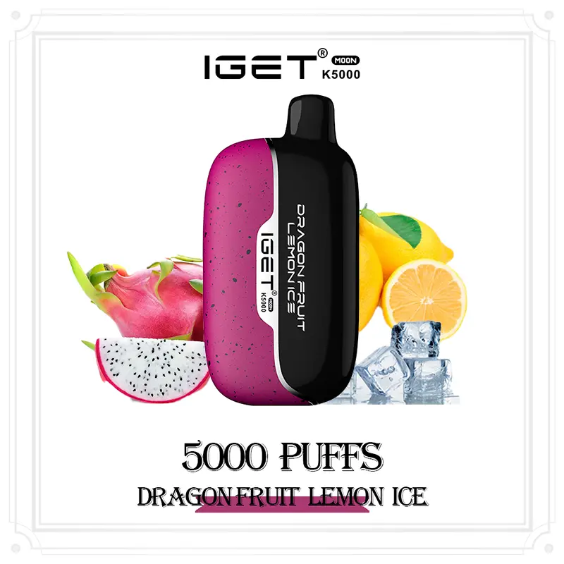 Dragon Fruit Lemon Ice - IGET Moon 5000 Puffs | SALE $34.9 Dragon Fruit Lemon Ice - IGET Moon 5000 Puffs | SALE $34.9