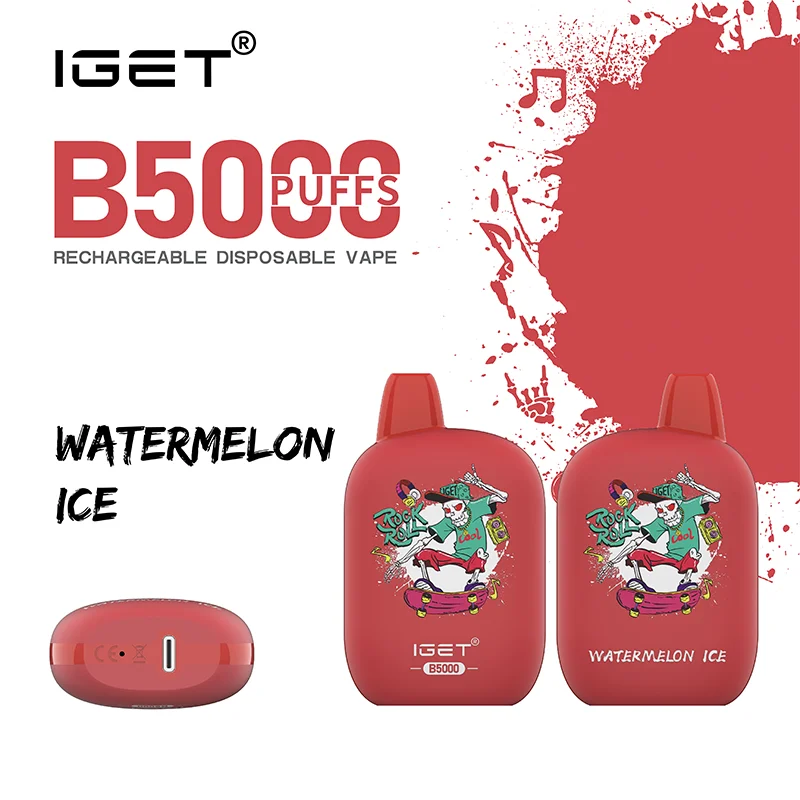 IGET B5000 - Watermelon Ice | IGET Vape Online IGET B5000 - Watermelon Ice | IGET Vape Online