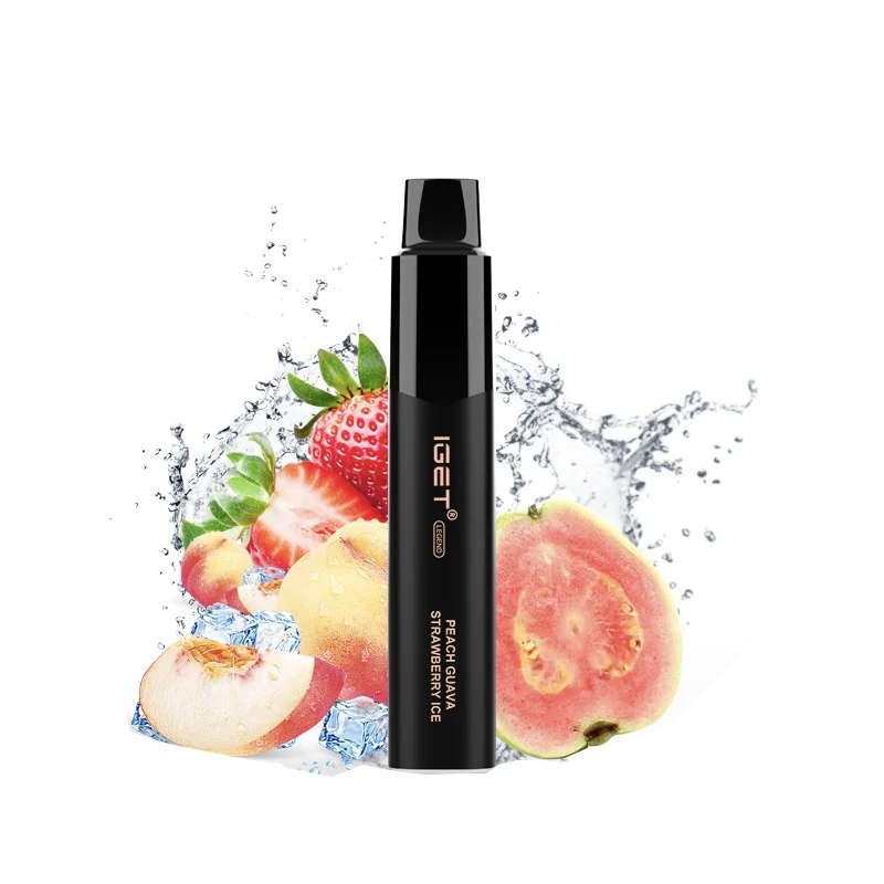 IGET Legend 4000 Puffs - Peach Guava Strawberry Ice IGET Legend 4000 Puffs - Peach Guava Strawberry Ice
