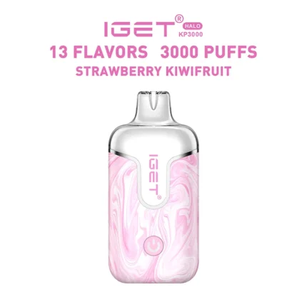 Strawberry Kiwifruit - IGET Halo Vape Kit 3000 Puffs