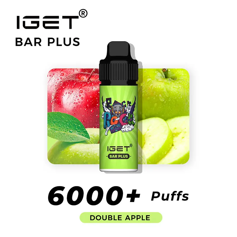 IGET Bar Plus 6000 Puffs - Double Apple IGET Bar Plus 6000 Puffs - Double Apple